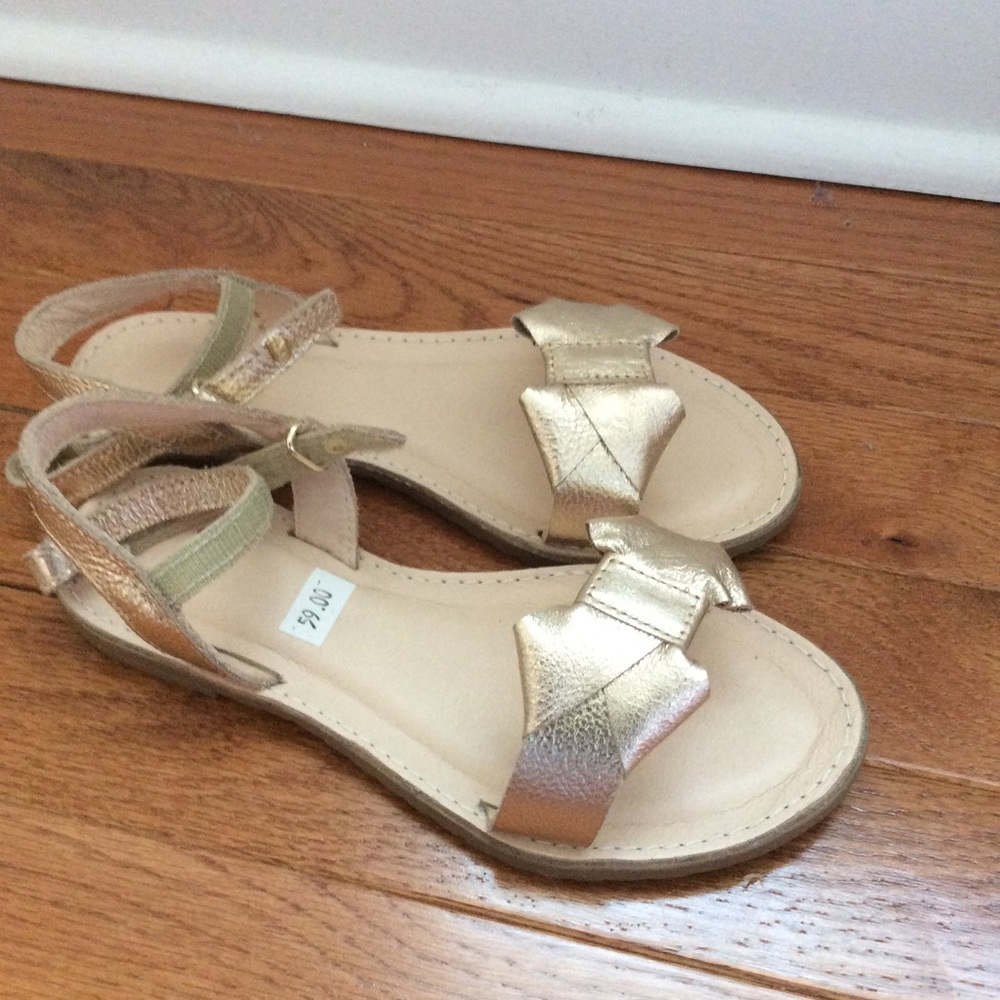 Bibi gold sandals